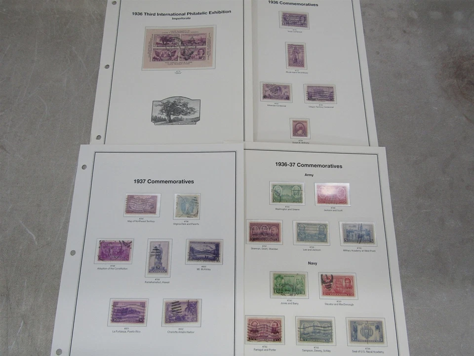 Nystamps US large old stamp collection album high cost n16wu - Image 3 of 4