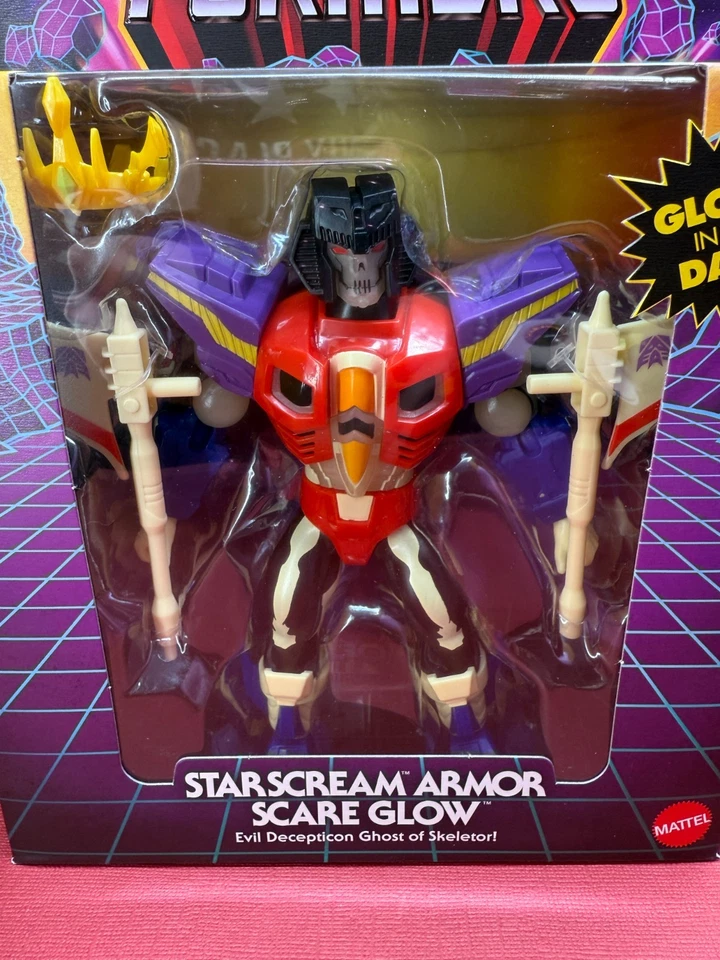 ☆ Masters of the Universe ☆ MOTU X Transformers : Starscream Armor Scare Glow - Image 2 of 4