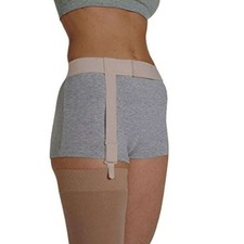 Garter Belt with Two Elastic Straps Beige Model 9130 1 Extra Small 