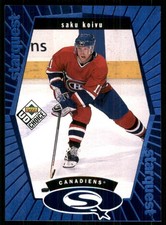 1998-99 UD Choice StarQuest Blue #SQ8 Saku Koivu Montreal Canadiens TW3240
