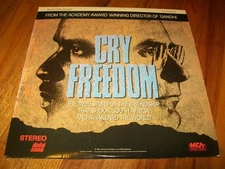 CRY FREEDOM 2-Laserdisc LD EXCELLENT CONDITION VERY RARE DENZEL WASHINGTON