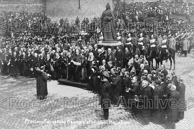 Zxx-22 Proklamation Of King George V, Windsor, Berkshire 1910. Foto