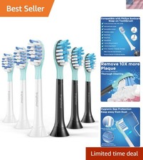 Sonicare Electric Toothbrush Replacement Heads - 6 Pack with Indicator Bristles