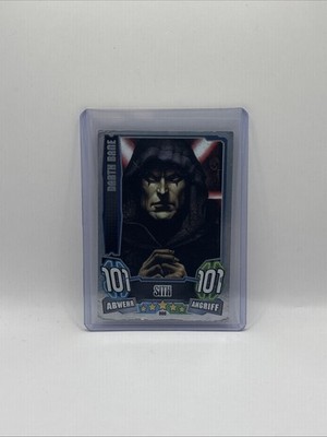 Print Me Karte / Force Attax Serie 4 000 Darth Bane / Exklusiv / Rarität /Promo