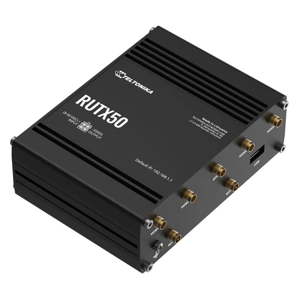 Teltonika Networks W127064064 RUTX50 INDUSTRIAL 5G ROUTER EU PSU ~E~ - Bild 1 von 1