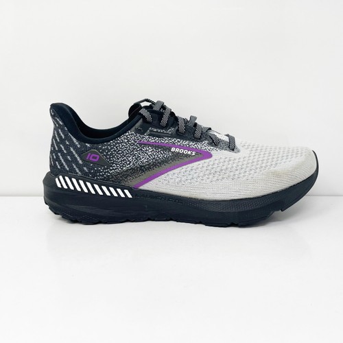 Brooks Womens Launch GTS 10 1203991D085 White Running Shoes Sneakers Size 7 D
