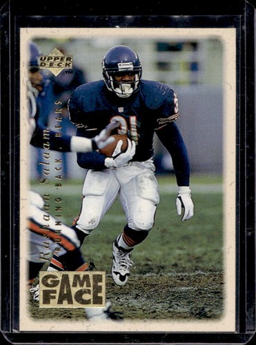 1996 Upper Deck Rashaan Salaam Game Face #GF8 Bears
