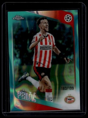 2025-26 Topps Chrome #139 Ivan Perišić Aqua Lava Refractor #/199
