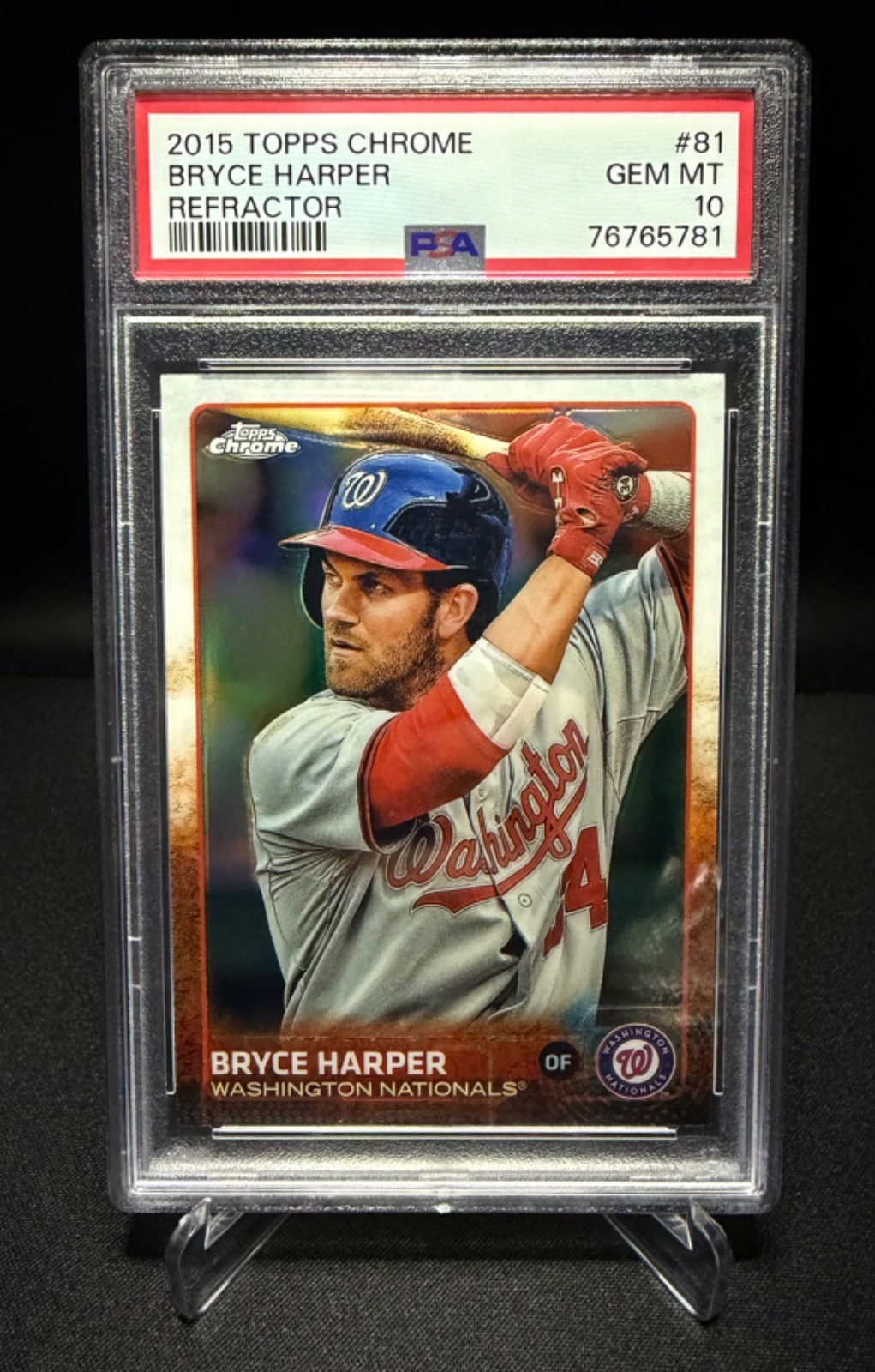 2015 Topps Chrome Baseball - Bryce Harper - Refractor - PSA 10 - #81