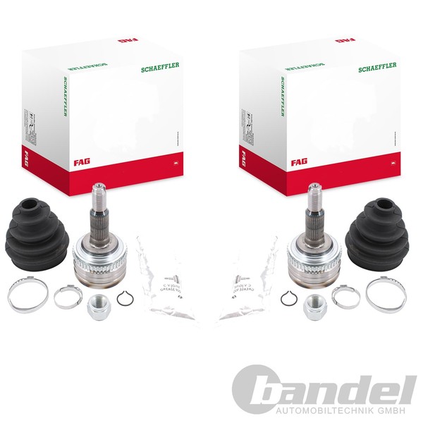 2X Schaeffler FAG Antriebswellengelenk Satz Radseitig Passend FüR Daewoo Espero-image