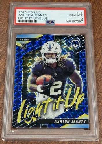 2025 Mosaic Ashton Jeanty Mosaic Blue (PSA 10)