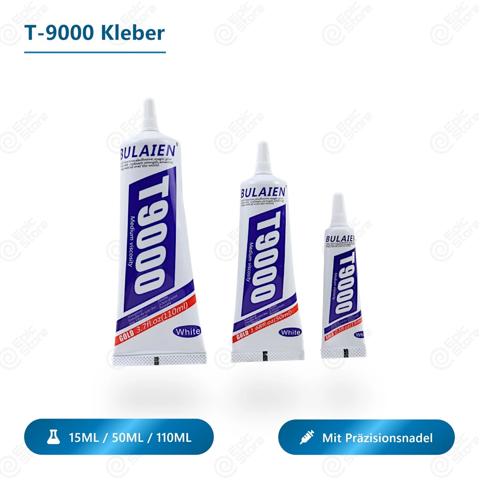 Bulaien T9000 Mehrzweckkleber Transparent · Verschiedene Grö