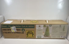 My Texas House 2025 7.5ft Cypress Pre-Lit Artificial Christmas Tree | 500 LEDs