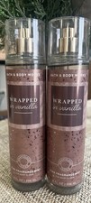 BATH  BODY WORKS WRAPPED IN VANILLA FINE FRAGRANCE MIST BODY SPRAY Pack 2