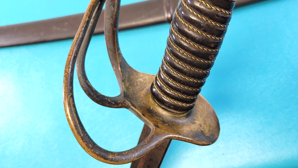 Civil War US Model 1860 Emerson & Silver Cavalry Saber Sword + Scabbard ...