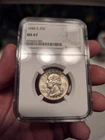 1948-S Washington 25¢ NGC MS67 Toned