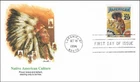 NATIVE INDIAN AMERICAN CULTURE LEGENDS OF THE WEST 1994 FLEETWOOD CACHET FDC UNA