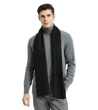 Mens Classic Winter Scarf Cashmere Winter Scarves Long Plain Fashion Formal S...
