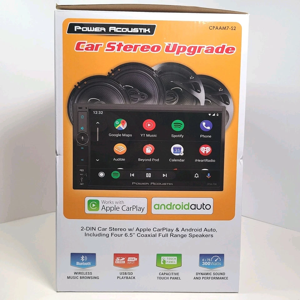 Power Acoustik Car Stereo CPAAM7-S2 New In Box - Image 2 of 4