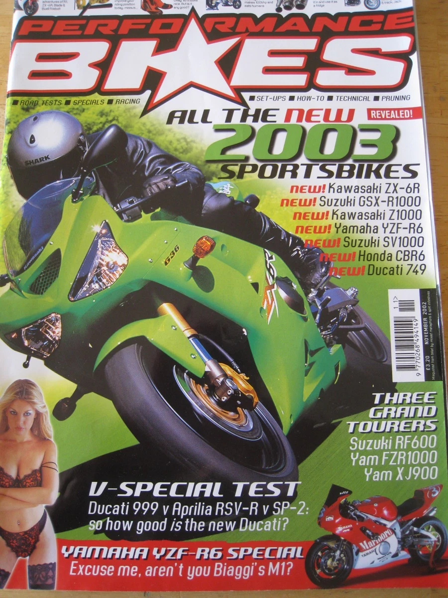 November Performance Bikes Magazine Motorcycle Magazines for sale