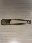 Vintage 4-1/2 " Large Military Laundry Horse Blanket Marked 8-1/2 Safety Pin — photo 1