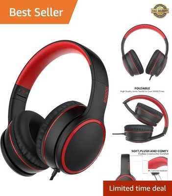 R10 Over-Ear Headset: Adjustable, Folding Design with Hi-Fi Stereo Sound