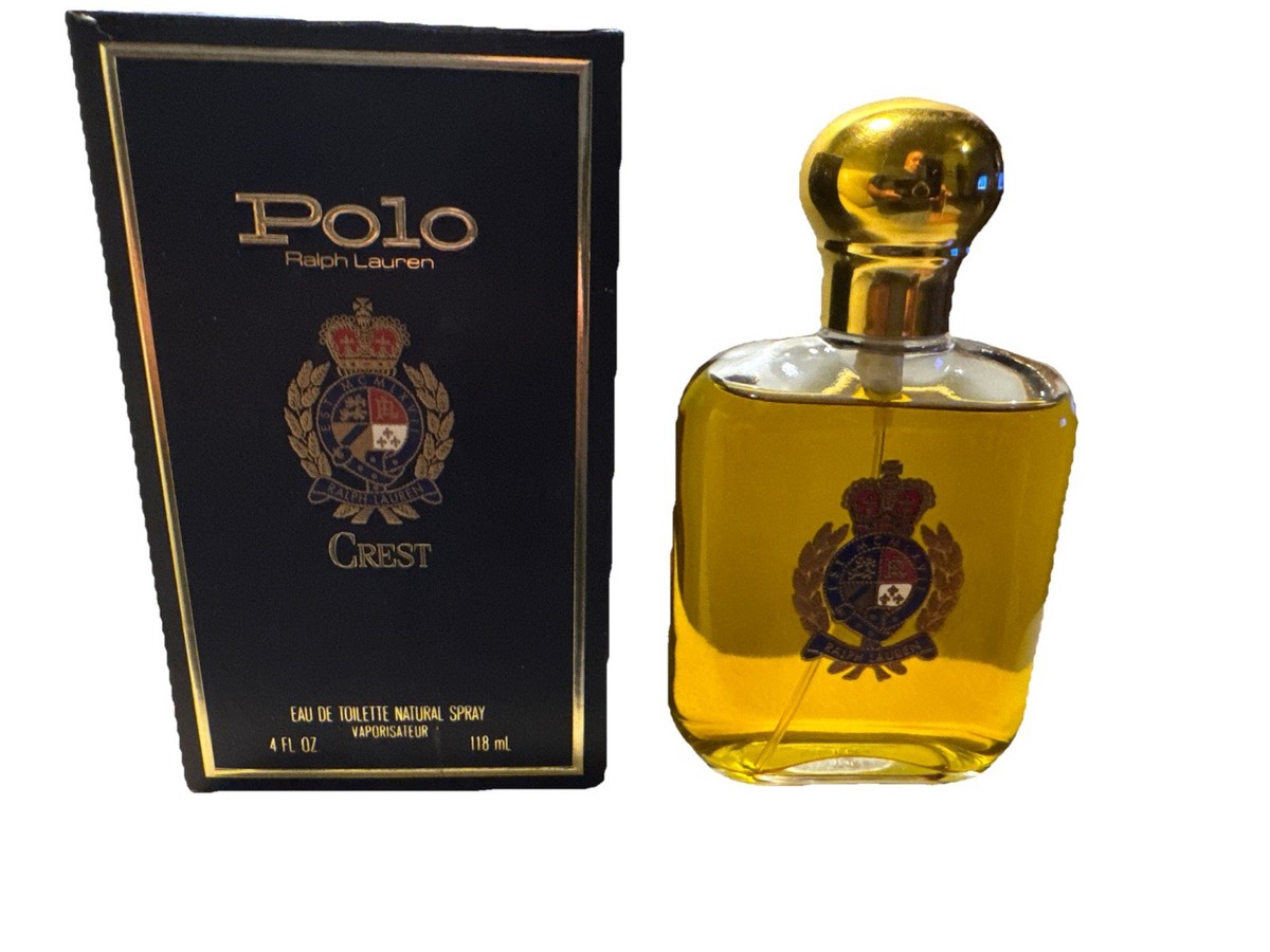 香水(男性用) Ralph Lauren Crest Eau de Toilette 118ml Polo Crest Ralph Lauren edt 118 ml. Vintage 1991 Box without