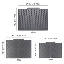 1PC Silicone Dish Drying Mat Pots Dish Drain Mat for Kitchen Tableware Non-Slip