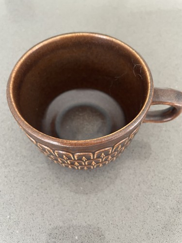 Mid century Vintage 1960s Wedgewood Pennine Brown Tea/coffee Cup - Picture 3 of 6