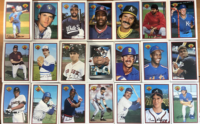 UP TO 80% OFF 1989 BOWMAN BASEBALL CARDS #343-484 - YOU PICK - SEE DESCRIPTION