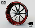 Wheel Stickers for Ducati HYPERMOTARD Rim Tape Motorcycle Decals Graphics 17"