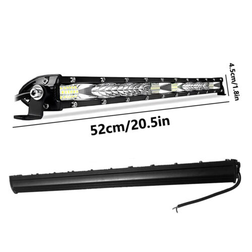 Combo barra de luz LED de 20 pulgadas 2400 W punto inundación barco todoterreno UTE camión SUV ATV 21"" - Imagen 12 de 17