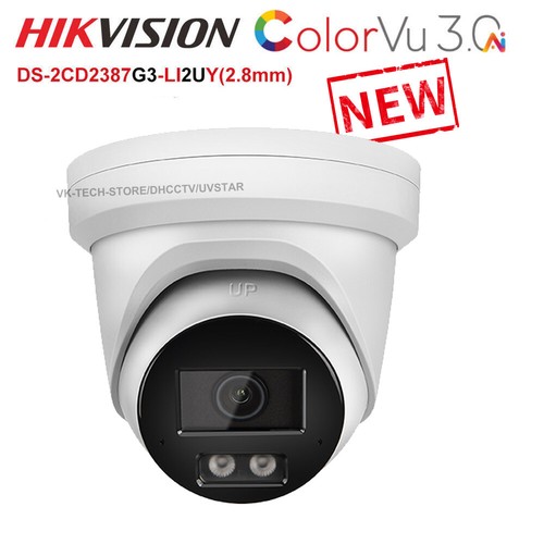 Cámara IP híbrida inteligente Hikvision 4k 8MP DS-2CD2387G3-LI2UY ColorVu 3.0 POE - Imagen 17 de 19