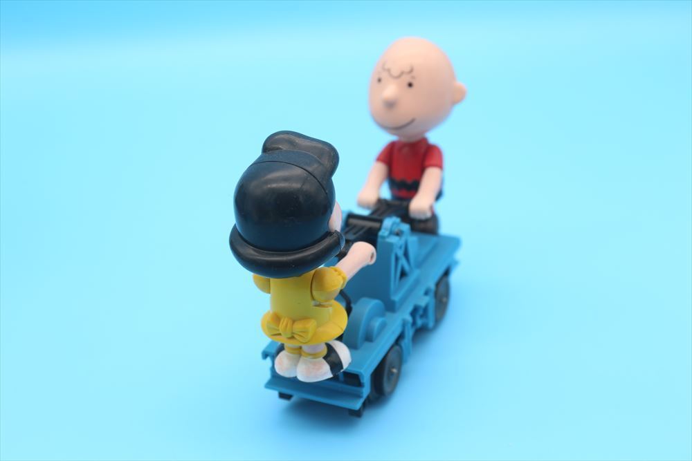 Snoopy PEANUTS y19 90S Lionel Charlie Brown Lucy Handcar Snoopy PEANUTS y19 90S Lionel Charlie Brown Lucy Handcar