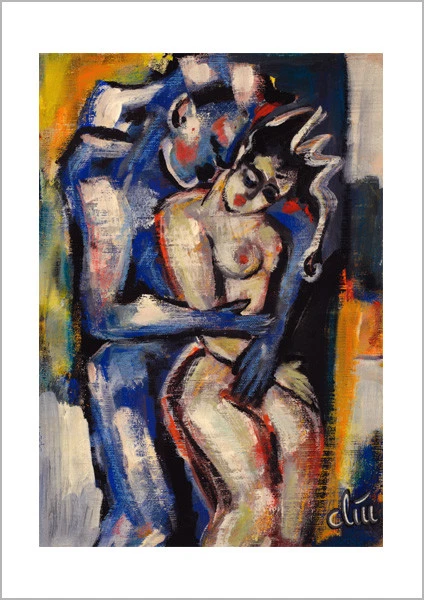 JACQUELINE DITT - Adore (Begehren) A2 gross DRUCK Akt Bild nude Erotik - Bild 2 von 3