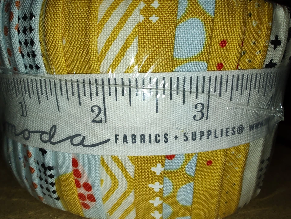 Lazy Afternoon by Zen Chic Jelly Roll 100% cotton fabric quilt strips 1780JR - Image 4 of 4