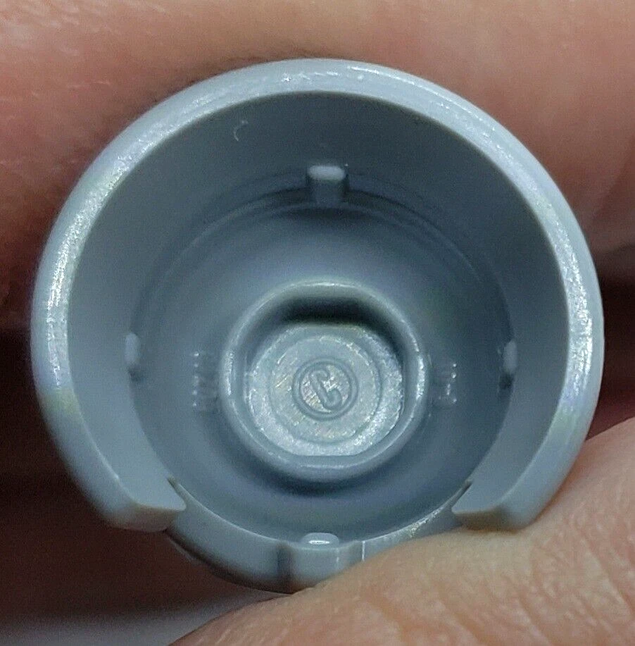 Lego Prototipo Gris Azulado Claro Cascos Enanos Era Fantasía Error Pieza de Prueba Lote Foto 4 de 4