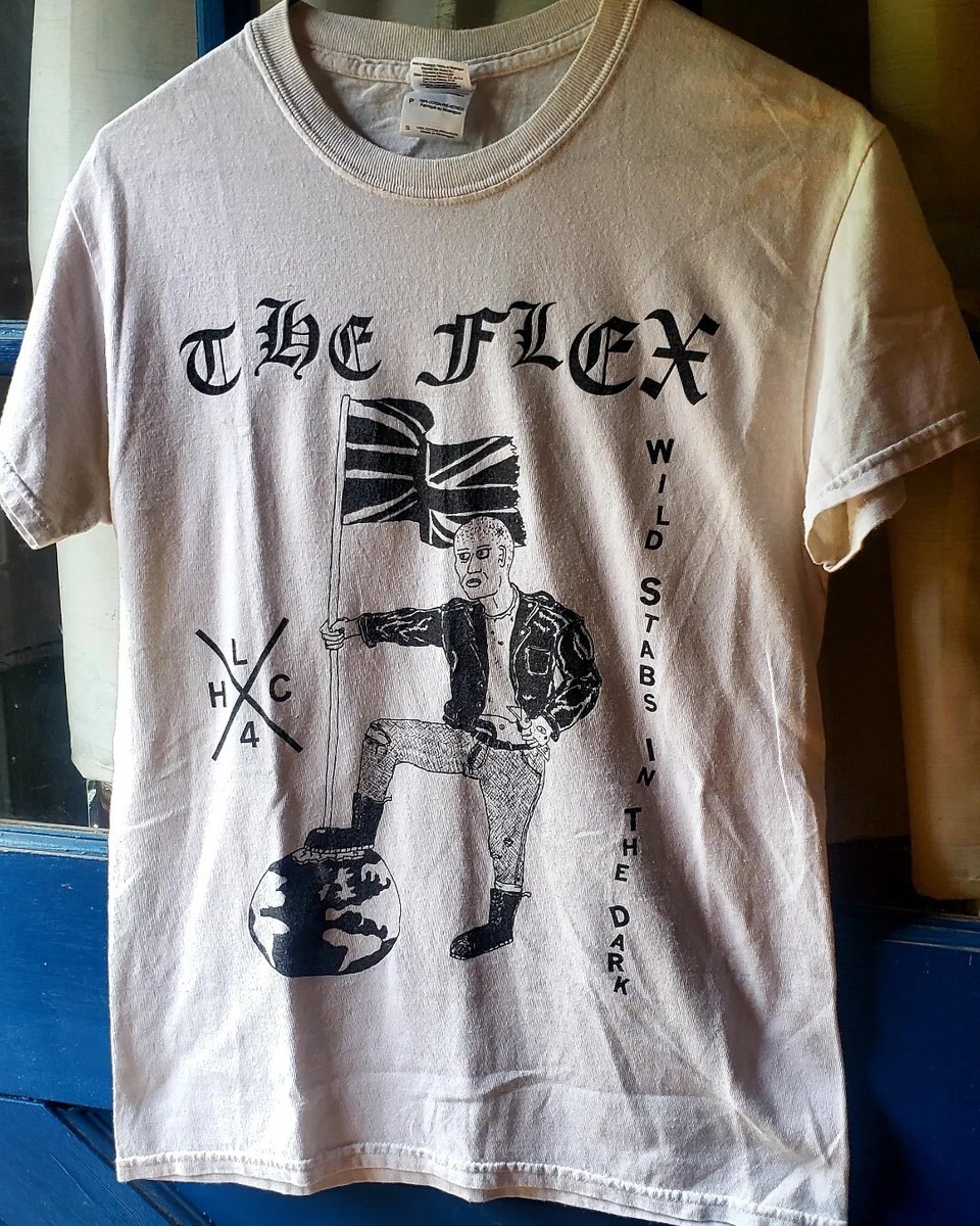 EWF バンドtシャツ The Flex Punk Hardcore Shirt Leeds UK Punkrock Wild Stabs In The