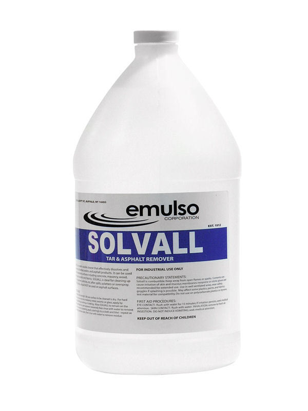 Solvall Sealer, Tar, Oil, Grease and Asphalt Remover - 1 Gallon