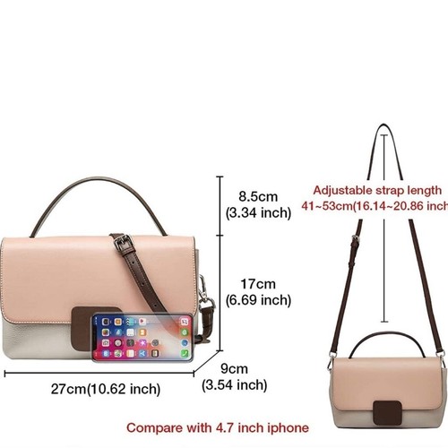 Beautiful Genuine Leather Crossbody Handbag - Picture 9 of 11