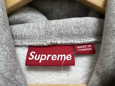 Supreme Box Logo Hoodie Silver 2003 L | eBay