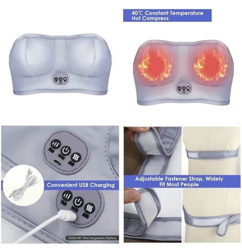 Breast Lift Massager Bra Vibration Enlargement Chest Enhancer Heating Stimulator - 第 5/9 張圖片