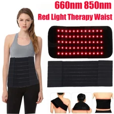 2025 1pc Newest 660nm &850nm Near Infrared Light Therapy Waist Wrap Pad Home Use