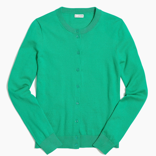 J.Crew Factory Cotton Caryn cardigan 