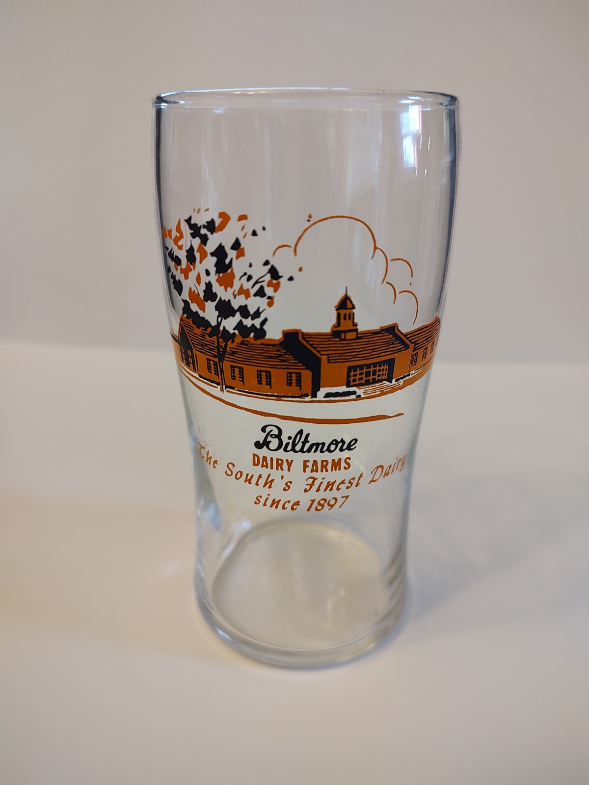 Vintage Biltmore Estate Dairy Drinking Glass eBay
