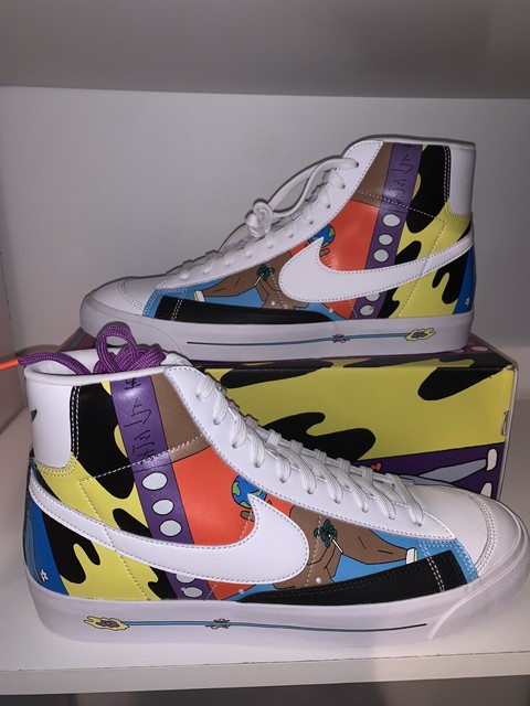Size 11.5 - Nike Blazer Mid â77 Flyleather x Ruohan Wang Multicolor 2020 for sale online | eBay
