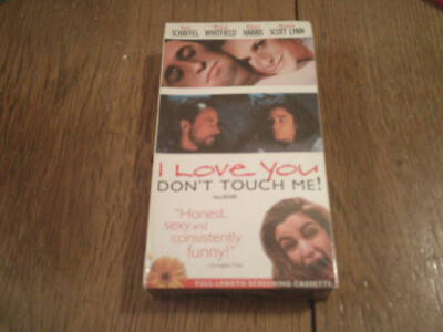I Love You, Don't Touch Me! VHS 1998 Screener Marla Schaffel Whitfield Romance R