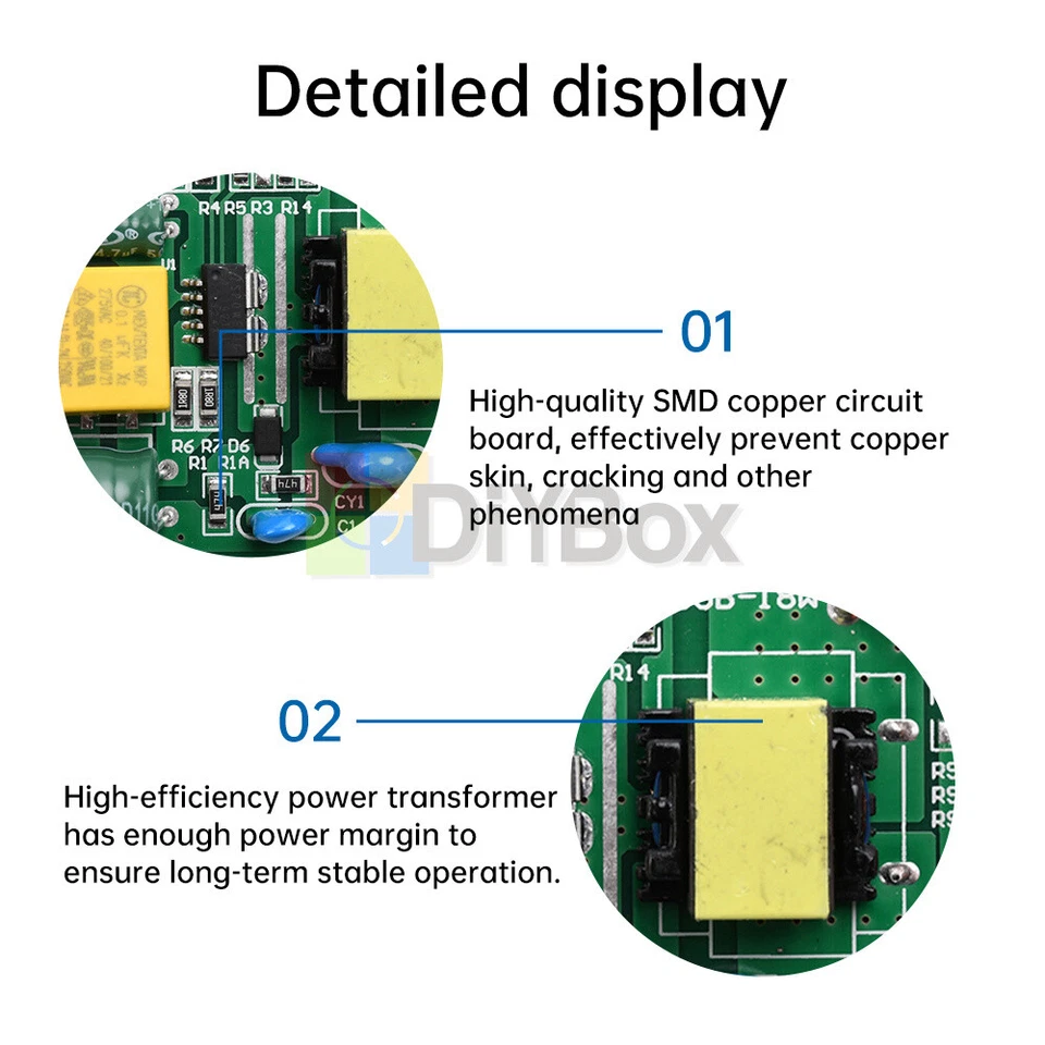12V LED Driver Constant Voltage Driver Power Supply Transformer 12-36W AC185-260 - Image 4 of 4
