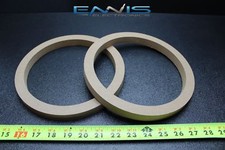 2 MDF SPEAKER RINGS SPACER 8 INCH WOOD 3/4 THICK FIBERGLASS BOX EE-RING-8R
