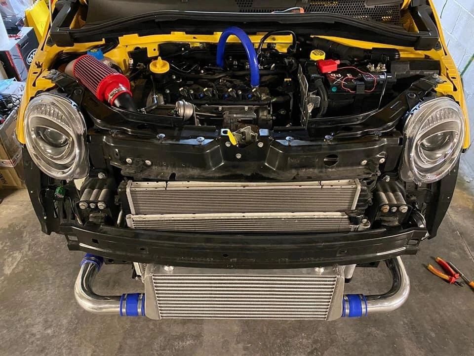 Intercooler maggiorato 500 abarth Bar & Plate 9lt - Abarth 500/595 - Oltre 350cv - Immagine 4 di 4